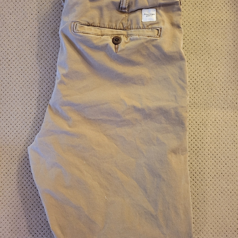 Men's American Eagle Flex Straight Leg Khakis